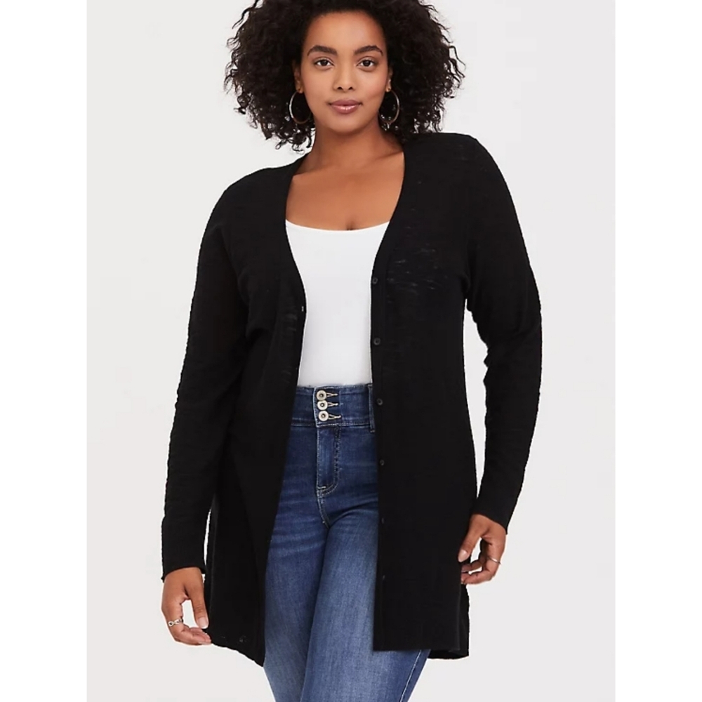 Black Boyfriend Cardigan